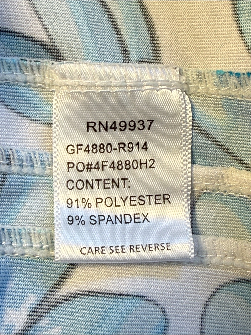 Tail Golf Remy Pull On Teal Floral Performance Golf Skort Size Medium - Picture 8 of 10